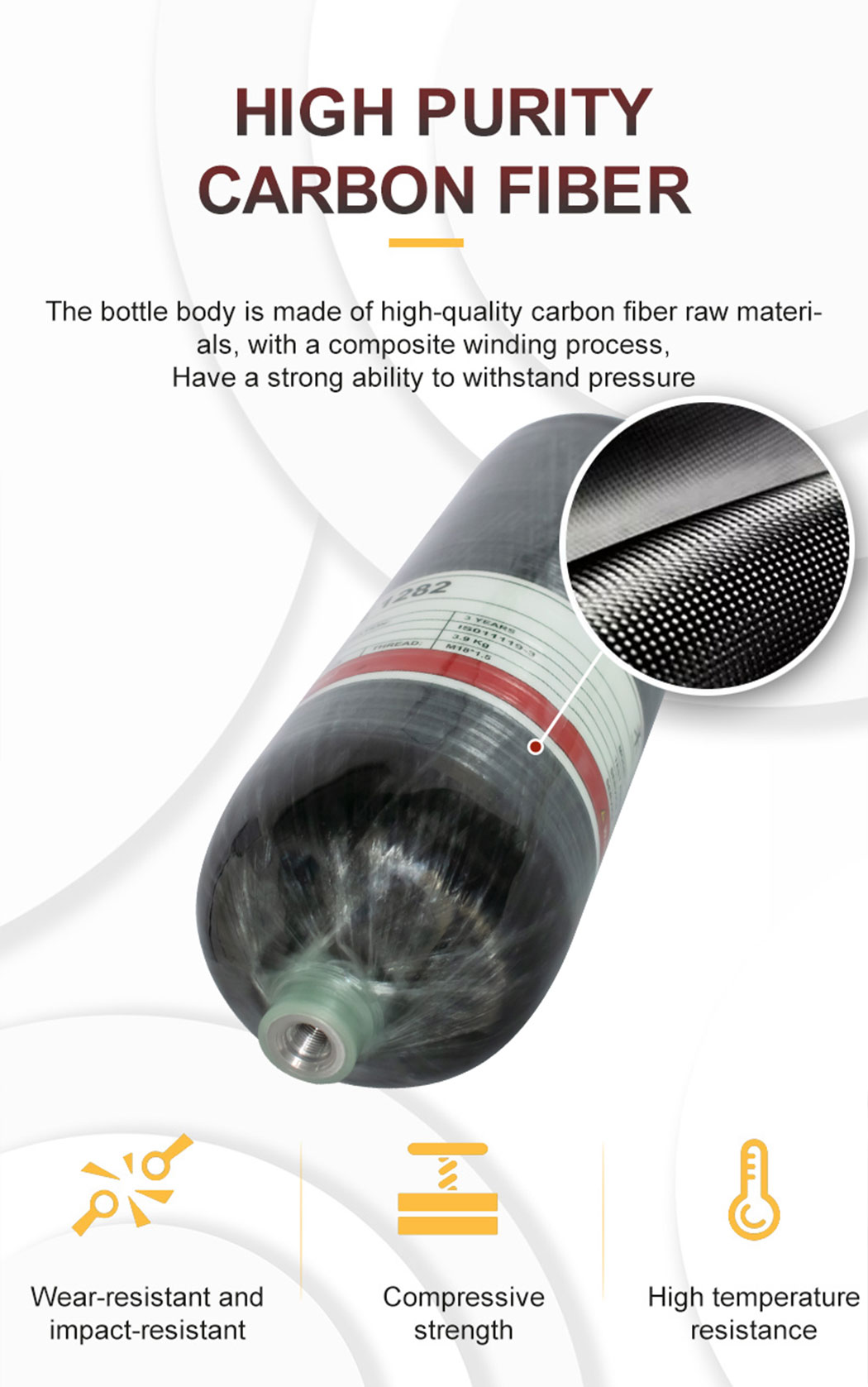 High Performance 6.8L Air Tank