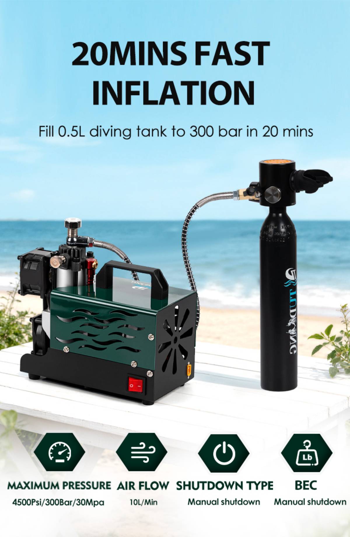TUXING PCP Air Compressor